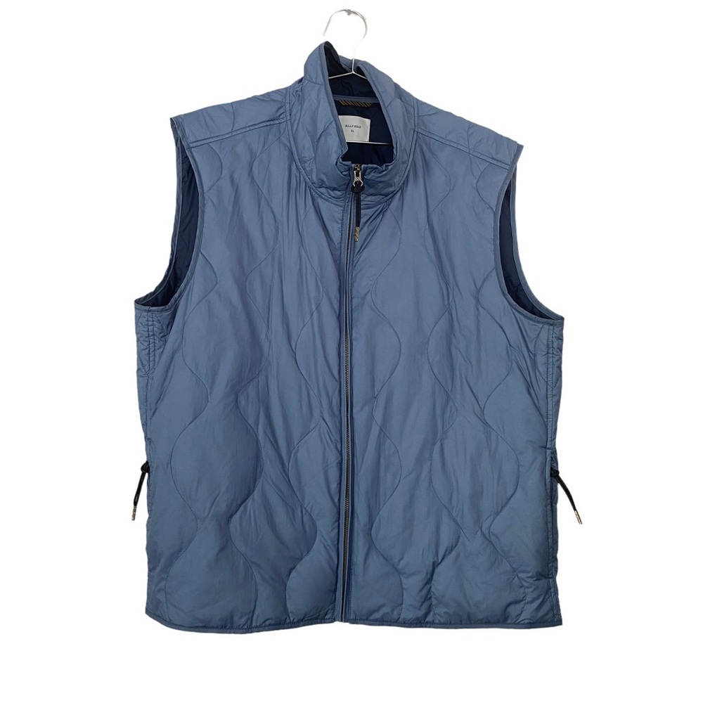 Billy Reid Men's Onion Quilted Vest Sky Blue